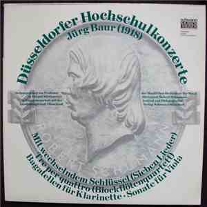 Jürg Baur - Düsseldorfer Hochschulkonzerte 2 flac album