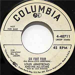 Louis Armstrong And His All-Stars - Six Foot Four / The Faithful Hussar flac album