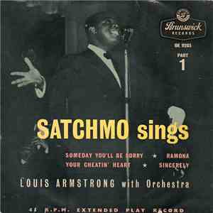 Louis Armstrong With Orchestra - Satchmo Sings - Part 1 flac album