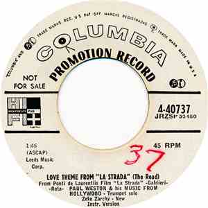 Paul Weston And His Music From Hollywood With Norman Luboff Choir - Love Theme From La Strada (The Road) / The Kentuckian Song flac album