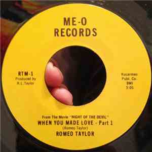 Romeo Taylor  - When You Made Love flac album