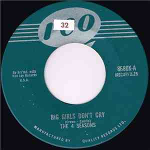 The 4 Seasons - Big Girls Don't Cry flac album