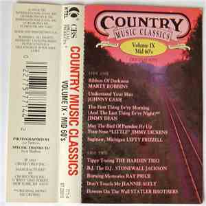 Various - Country Music Classics Volume IX - Mid 60's flac album