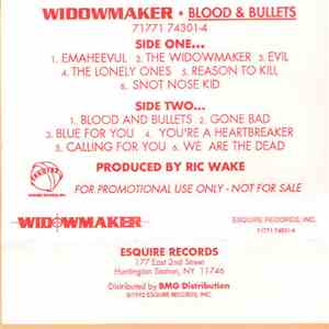 Widowmaker  - Blood And Bullets flac album