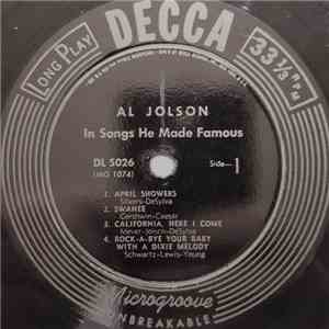 Al Jolson - In Songs He Made Famous flac album