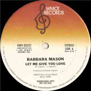 Barbara Mason - Let Me Give You Love flac album