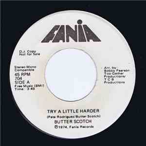 Butter Scotch - Try A Little Harder flac album