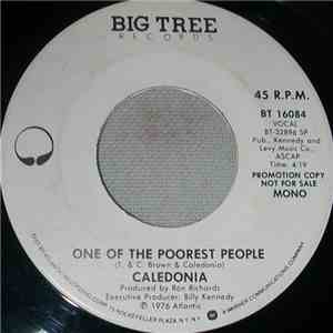 Caledonia  - One Of The Poorest People flac album