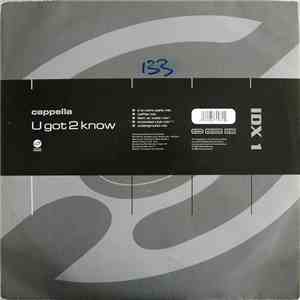 Cappella - U Got 2 Know flac album