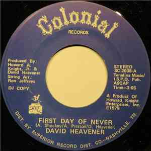 David Heavener - First Day Of Never flac album