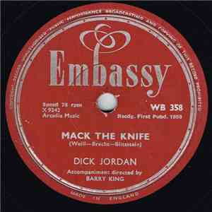 Dick Jordan - Mack The Knife / Put Your Head On My Shoulder flac album