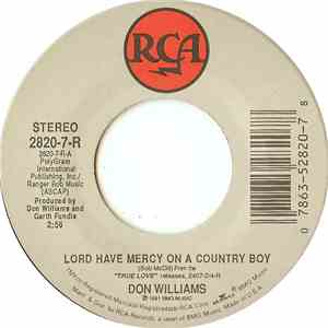 Don Williams  - Lord Have Mercy On A Country Boy flac album