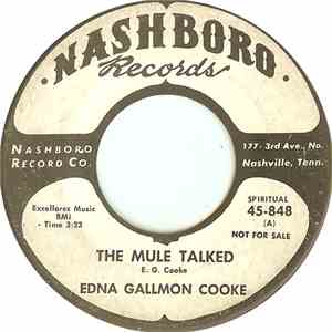 Edna Gallmon Cooke - The Mule Talked / Little Boy flac album