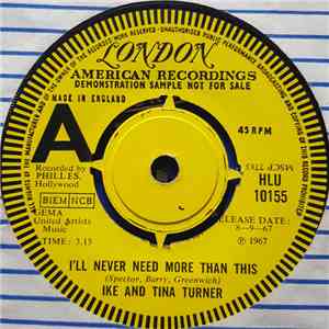 Ike & Tina Turner Featuring Tina - I'll Never Need More Than This / Save The Last Dance For Me flac album