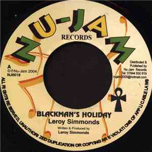 Leroy Simmonds - Blackman's Holiday flac album