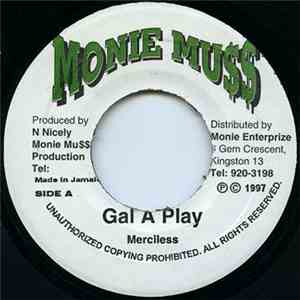 Merciless - Gal A Play flac album