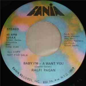 Ralfi Pagan - Baby I'm - A Want You flac album