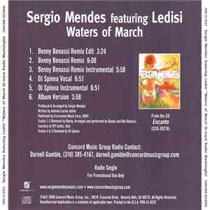 Sergio Mendes Featuring Ledisi - Waters Of March flac album