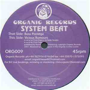 System Beat - Bass Porridge / Vicious Rumours flac album