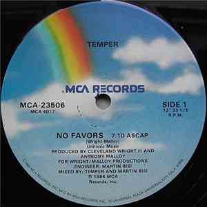 Temper  - No Favors flac album