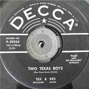 Tex Williams & Rex Allen - Two Texas Boys / This Old House flac album