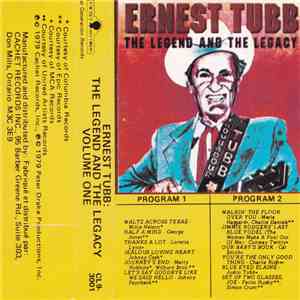 Various - Ernest Tubb: The Legend And The Legacy Volume 1 flac album