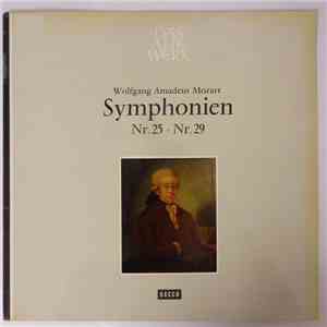 Wolfgang Amadeus Mozart, Academy Of St.-Martin-in-the-Fields, Neville Marriner - Symphonien Nor 25, Nr. 29 flac album