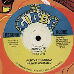 Culture / Prince Mohamed - Zion Gate / Forty Leg Dread flac album