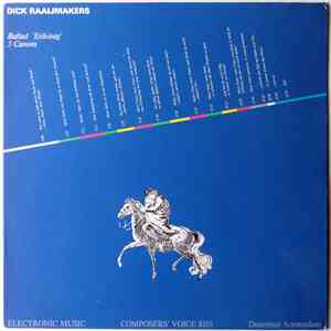 Dick Raaijmakers - Ballad 'Erlkönig' / 5 Canons flac album