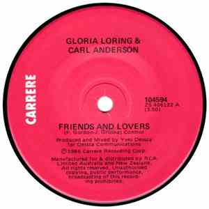 Gloria Loring & Carl Anderson - Friends And Lovers / You Always Knew flac album
