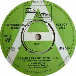 Jimmy Ruffin - I've Passed This Way Before / Tomorrow's Tears flac album
