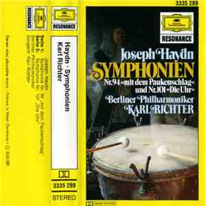 Joseph Haydn - Berliner Philharmoniker, Karl Richter - Symphonien Nr. 94 »Mit Dem Paukenschlag« Und Nr. 101 »Die Uhr« flac album