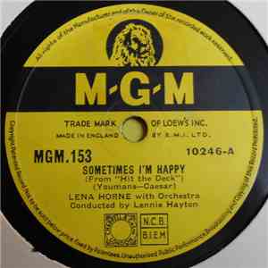 Lena Horne - Sometimes I'm Happy /Something To Live For flac album