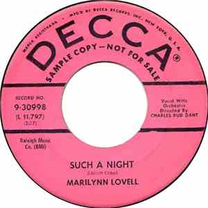 Marilynn Lovell - Such A Night flac album