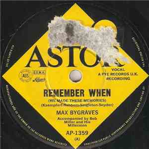 Max Bygraves - Remember When (We Made These Memories) flac album