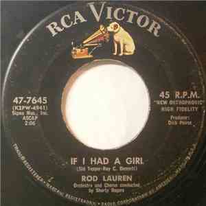 Rod Lauren - If I Had A Girl / No Wonder flac album