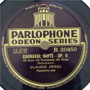 Schumann, Claudio Arrau - Carnaval Suite Op.9 flac album