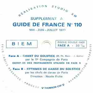 Various - Supplément A Guide De France flac album
