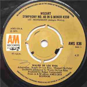 Waldo De Los Rios - Mozart Symphony No. 40 In G Minor K550 flac album