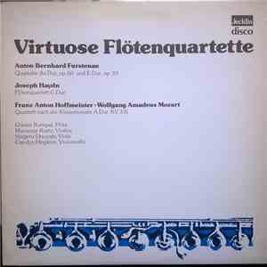 A. B. Fürstenau, Joseph Haydn, Franz Anton Hoffmeister ‎– Günter Rumpel, Marianne Kurtz, Shigeru Onozaki, Carolyn Hopkins - Virtuose Flötenquartette flac album