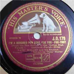 "Fats" Waller And His Rhythm - You Fit Into The Picture / I'm A Hundred Percent For You flac album
