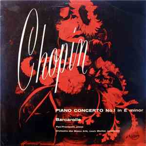 Frédéric Chopin - Chopin Piano Concerto No.1 In E Minor - Barcarolle flac album