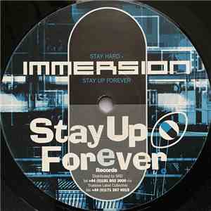 Immersion - Stay Hard - Stay Up Forever / Sausage Sandwich flac album