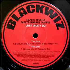 Sandy Rivera Meets Robert Owens - Just Won't Do flac album
