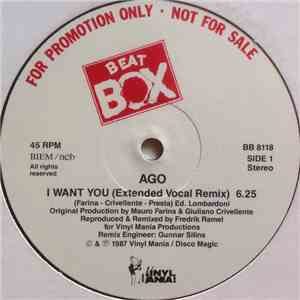 Ago  - I Want You flac album