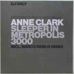 Anne Clark - Sleeper In Metropolis 3000 flac album