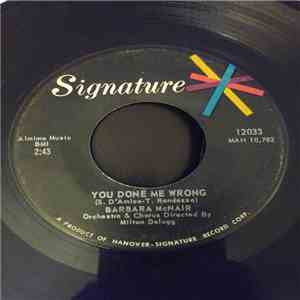 Barbara McNair - You Done Me Wrong / All About Love flac album