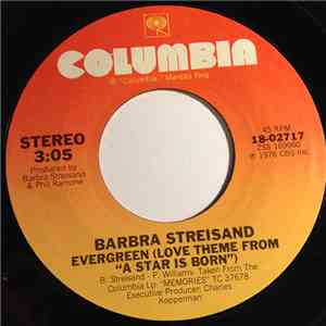 Barbra Streisand - Evergreen (Love Theme From A Star Is Born) / Memory - The Theme From Andrew Lloyd Webber's "Cats" flac album