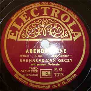 Barnabas Von Géczy Mit Seinem Orchester - Abendsterne flac album