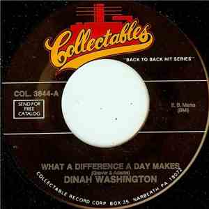 Dinah Washington - What A Difference A Day Makes / A Cottage For Sale flac album